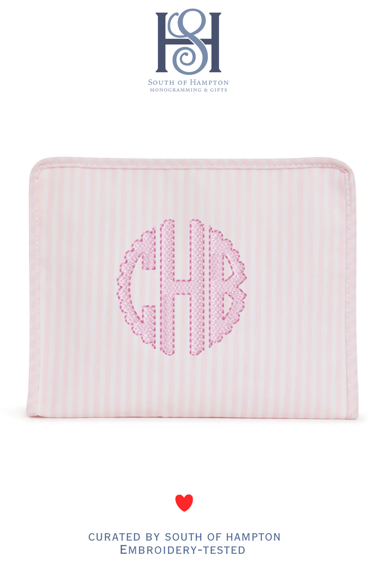 Personalized Roadie Pouch | Monogrammed Travel & Cosmetic Bag