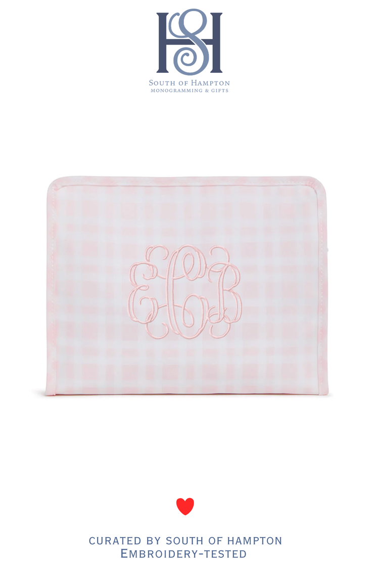 Personalized Roadie Pouch | Monogrammed Travel & Cosmetic Bag