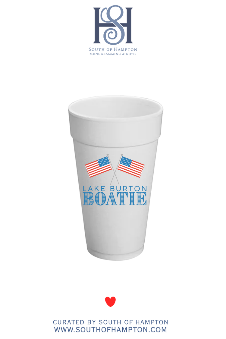 Lake Burton Boatie (styrofoam cups)