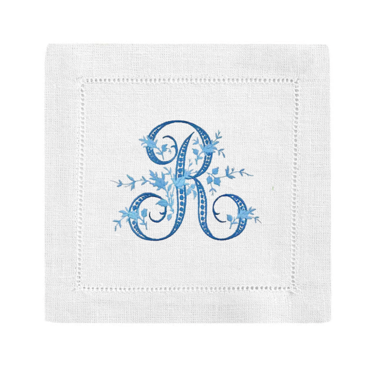 Personalized Linen Cocktail Napkins