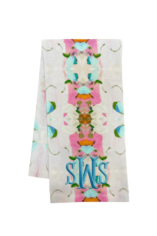 Personalized Laura Park Tea Towels | Custom Monogrammed Kitchen Towels