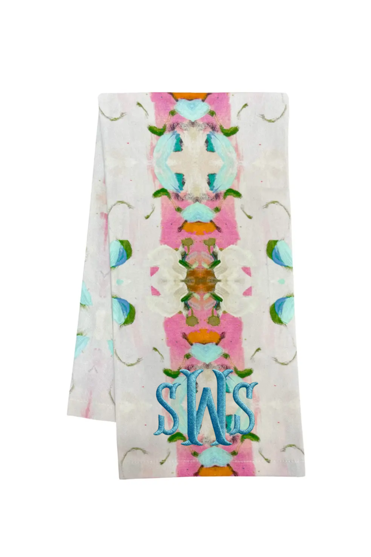 Personalized Laura Park Tea Towels | Custom Monogrammed Kitchen Towels