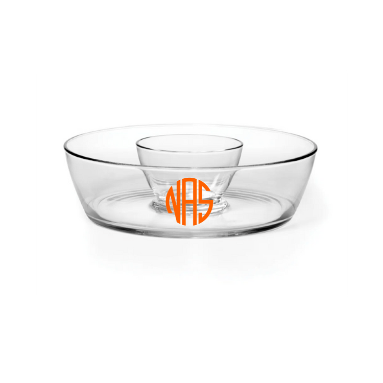 Acrylic Chip & Dip Bowl