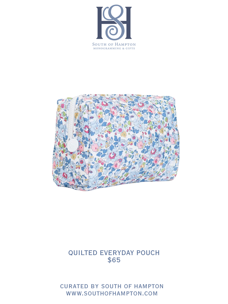 Personalized Quilted Everyday Pouch