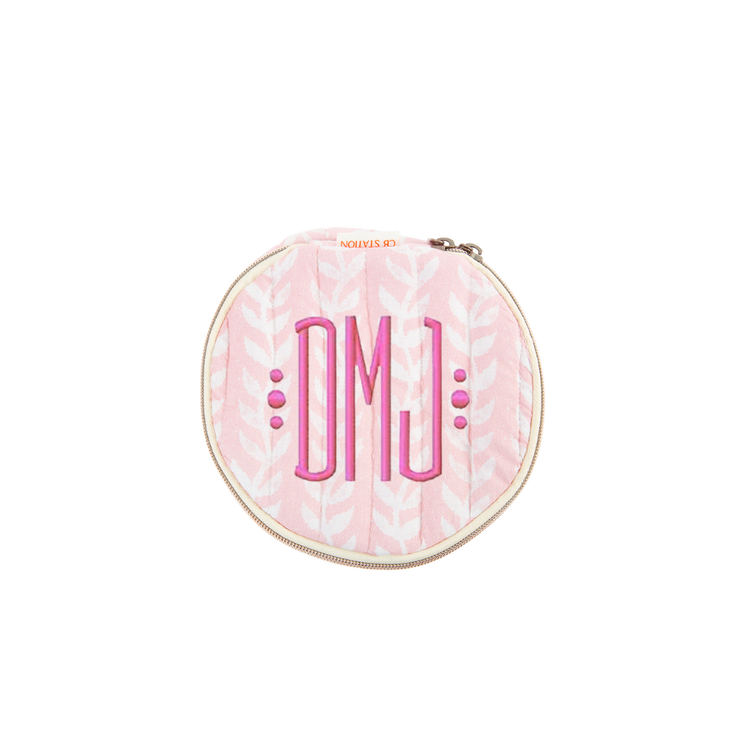 Block Print Circle Case