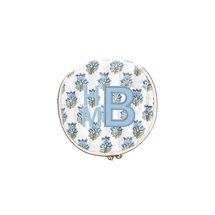 Block Print Circle Case