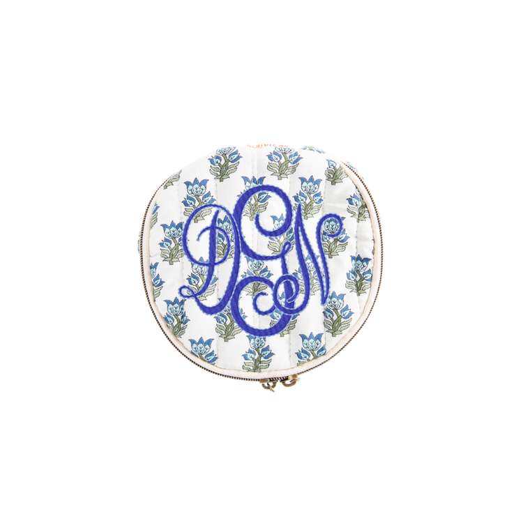 Block Print Circle Case