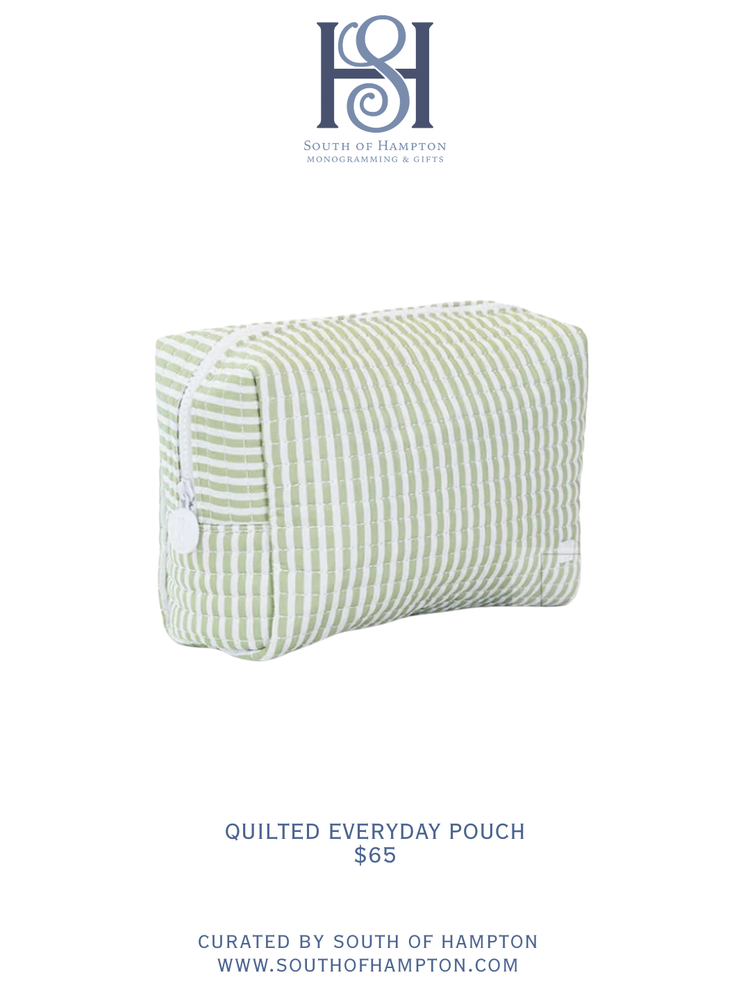 Personalized Quilted Everyday Pouch