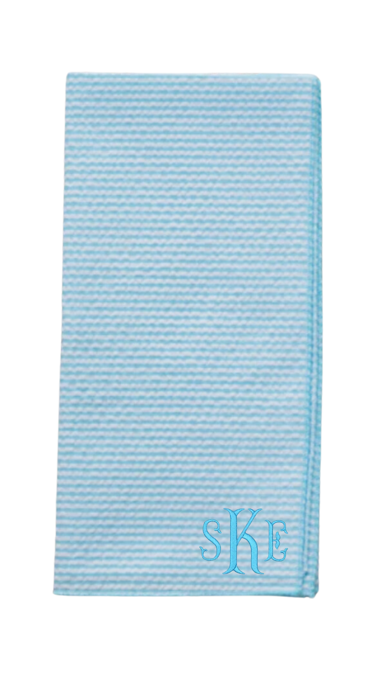 Personalized Seersucker Everyday Napkins