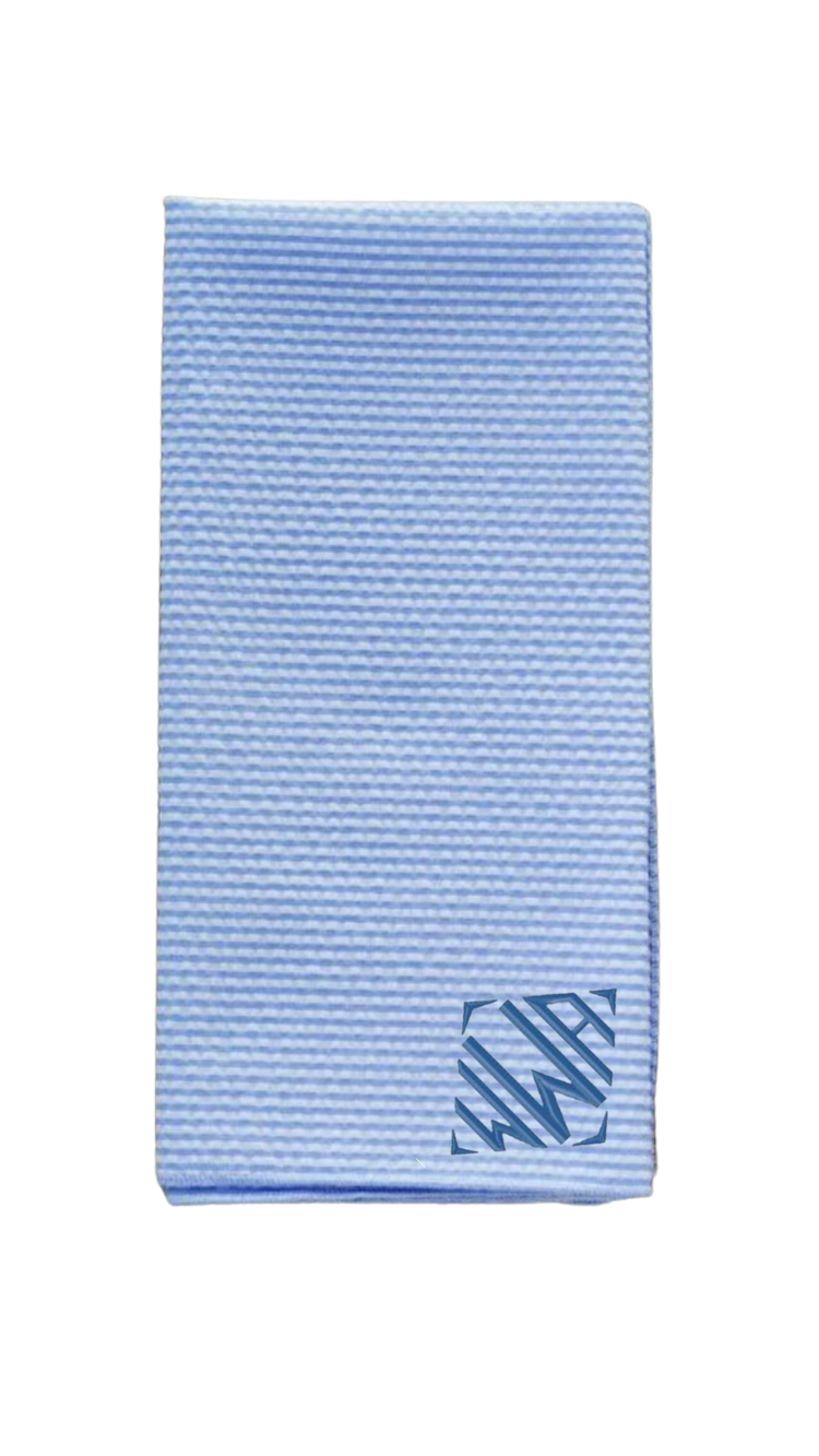 Personalized Seersucker Everyday Napkins