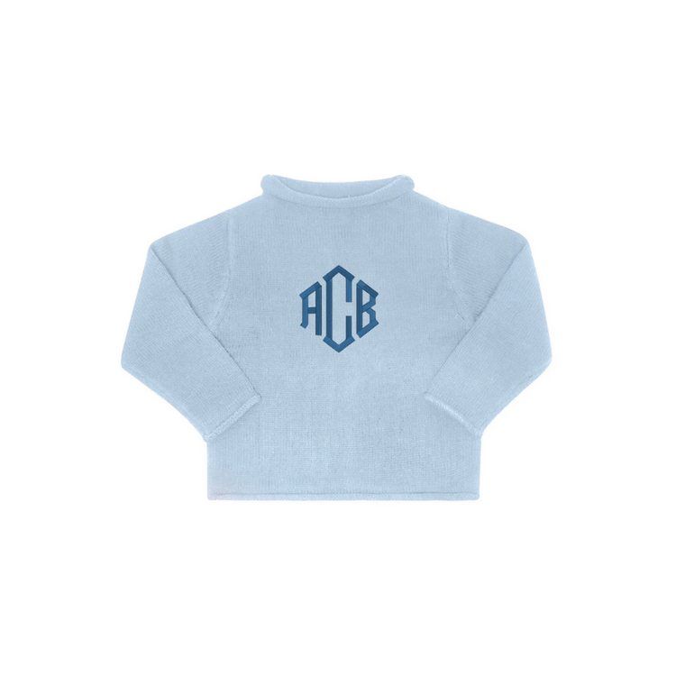 Children's Cotton Roll Neck Sweater