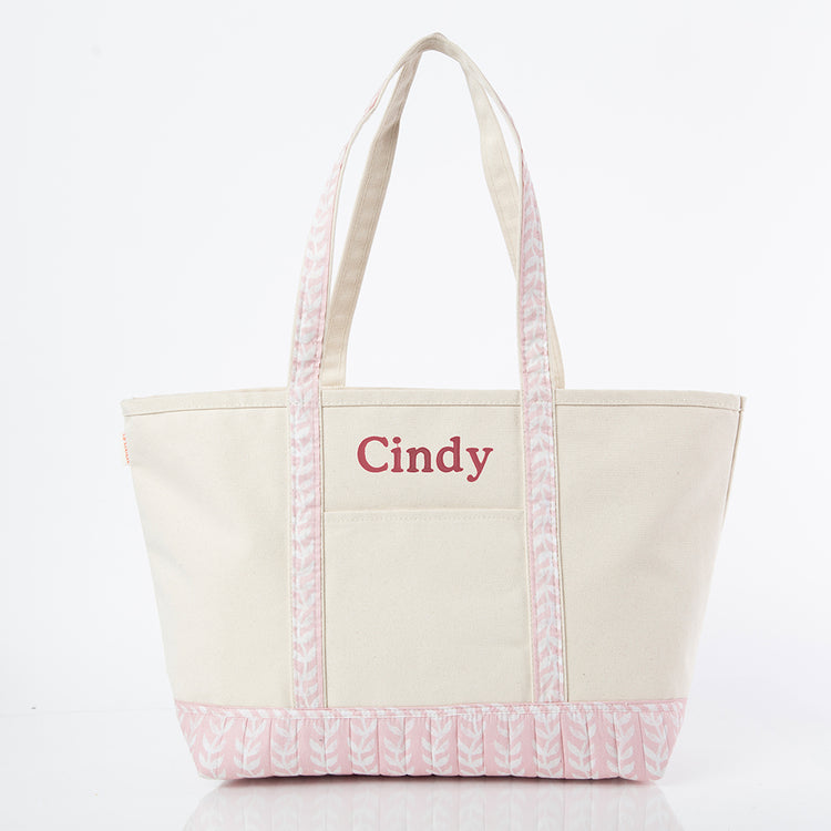 Block Print Boat Tote