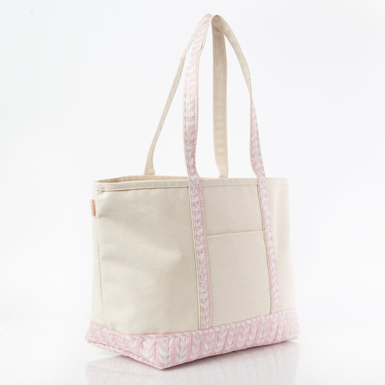 Block Print Boat Tote