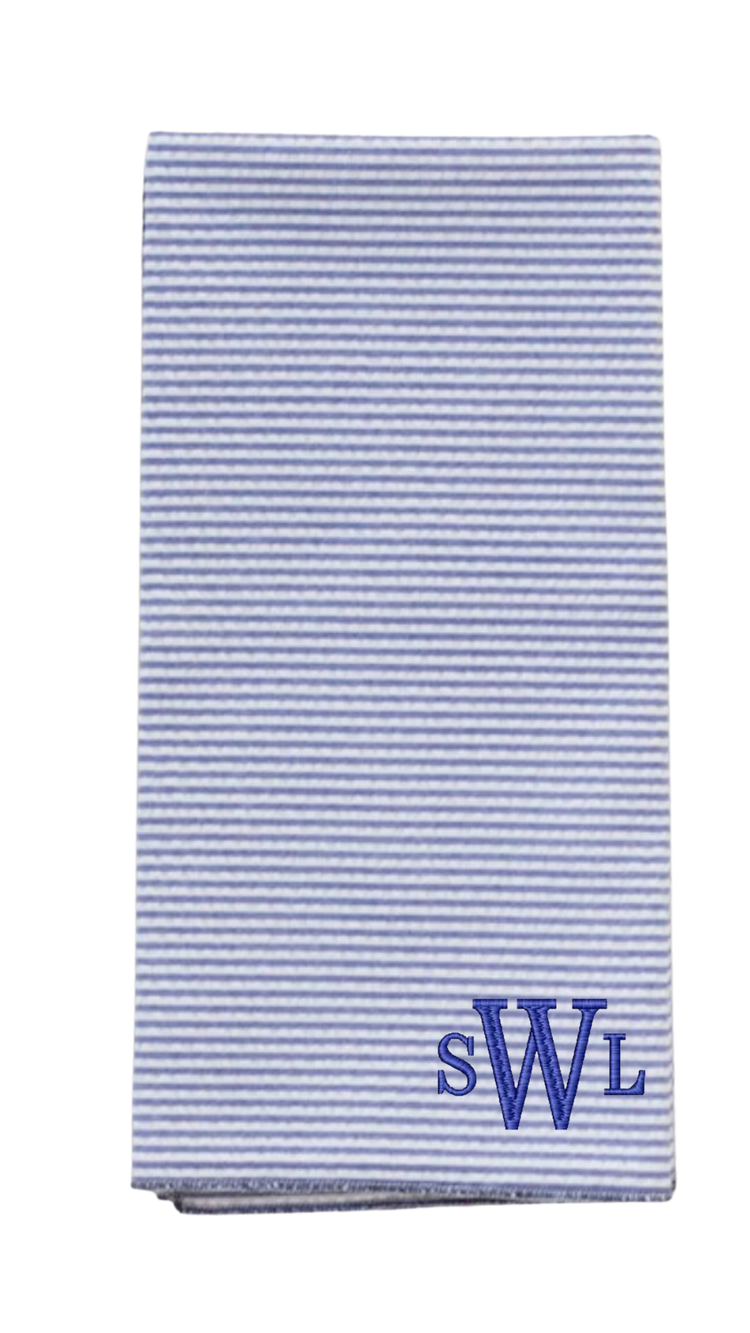 Personalized Seersucker Everyday Napkins