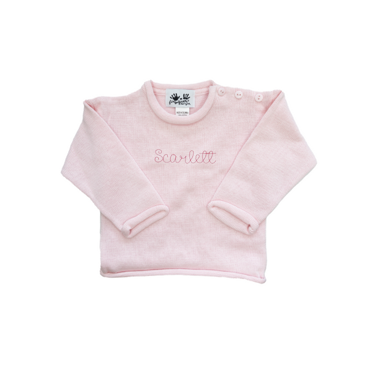 Children's Cotton Roll Neck Sweater