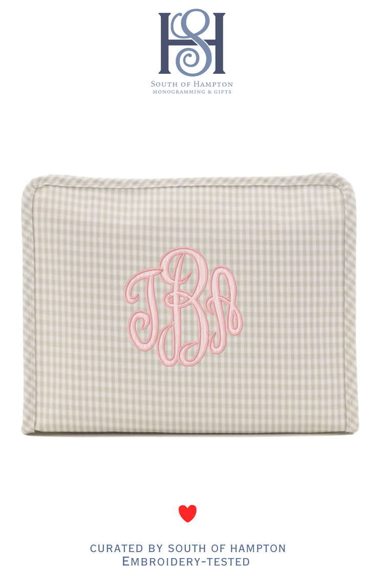 Personalized Roadie Pouch | Monogrammed Travel & Cosmetic Bag