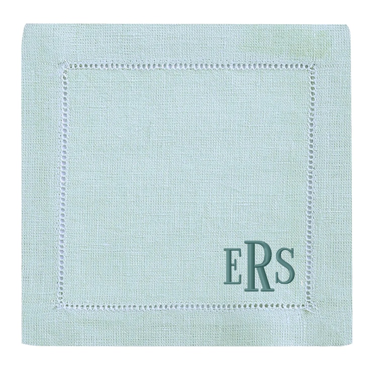Personalized Linen Cocktail Napkins