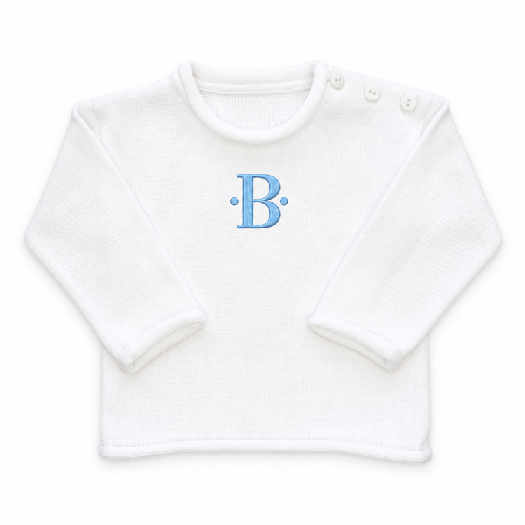Children's Cotton Roll Neck Sweater