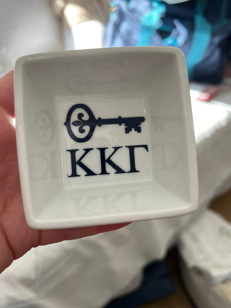 Monogrammed Trinket Tray