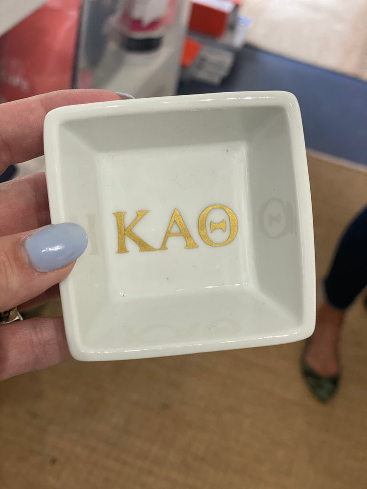 Monogrammed Trinket Tray