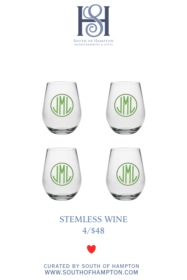 Acrylic Stemless Wine Glasses