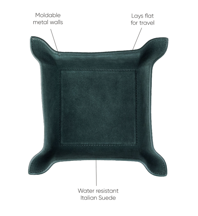 Harry Suede Catch All Tray