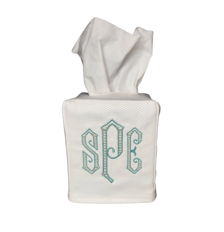 Pique Tissue Box Cover
