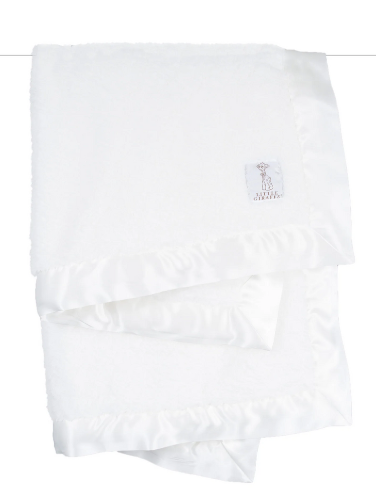 Little Giraffe Chenille Baby Blanket