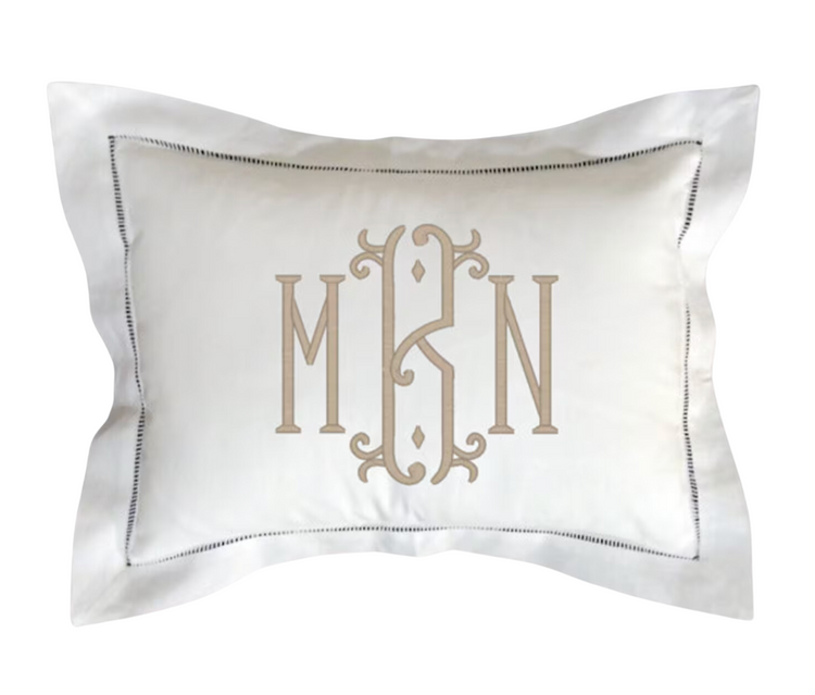 Linen Hemstitched Baby Pillow
