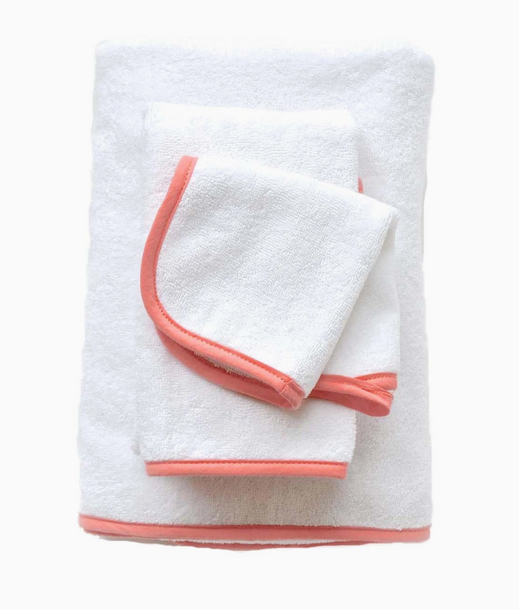 Piped Terry Bath Towel