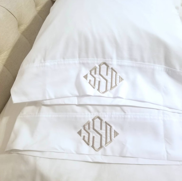 Monogrammed Pillow Cases (Set/2)