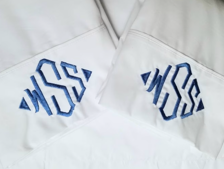 Monogrammed Pillow Cases (Set/2)