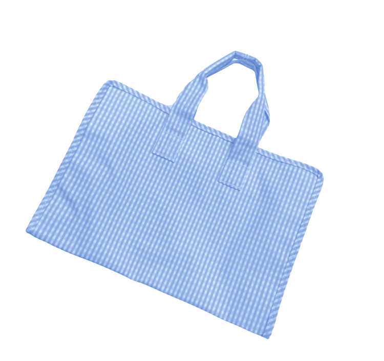 TRVL Gingham "Overnight" Tote