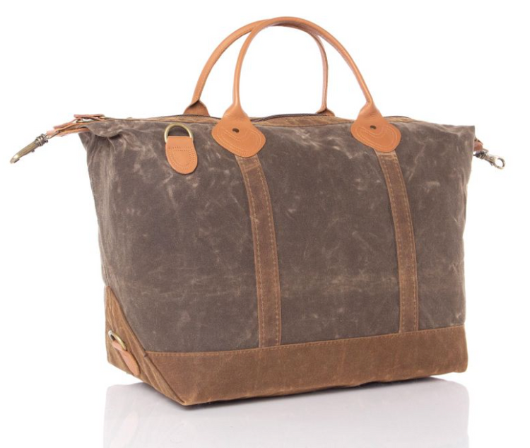 Waxed Canvas Weekender Bag