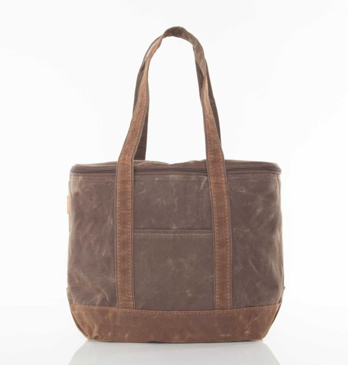 Waxed Canvas Boat Tote Cooler