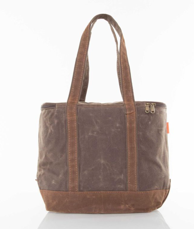 Waxed Canvas Boat Tote Cooler