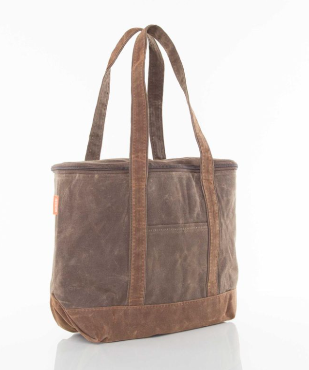 Waxed Canvas Boat Tote Cooler