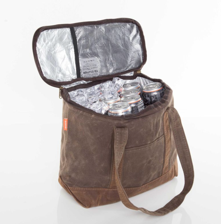 Waxed Canvas Boat Tote Cooler