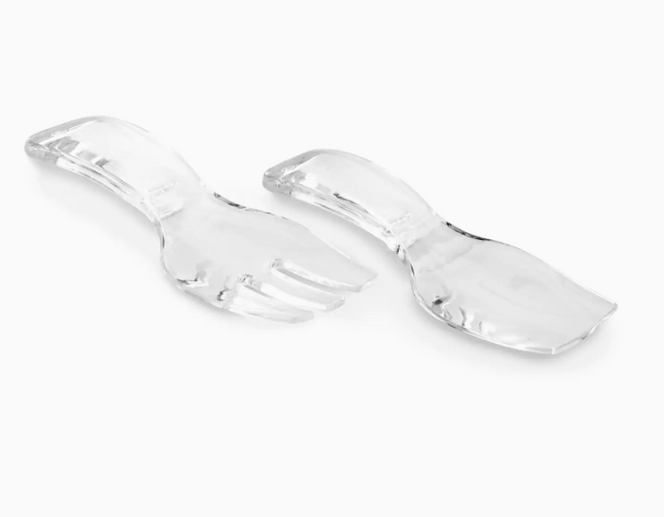 Personalized Square Salad Bowl + Servers
