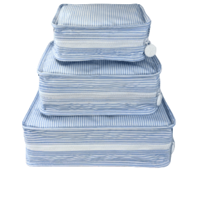 baby blue striped stacking set