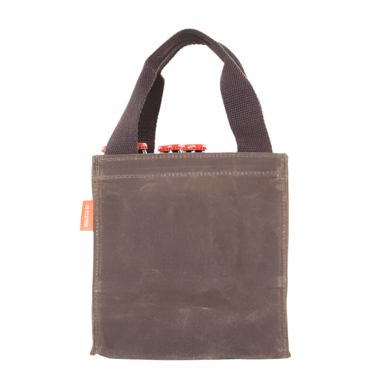 Waxed Canvas Beer Carrier