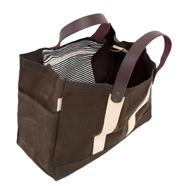 Waxed Commuter Tote
