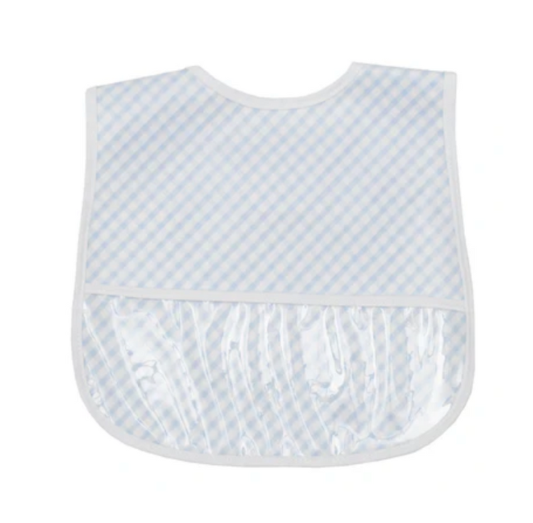 Gingham Wipeable Bib