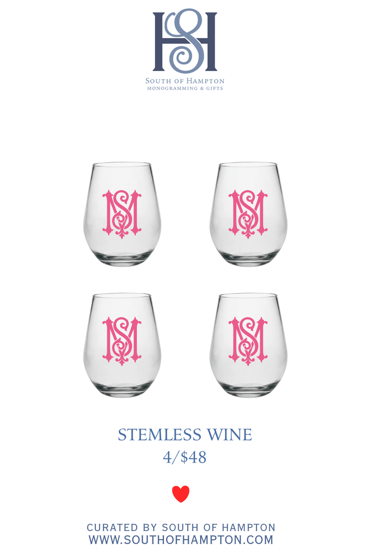 Acrylic Stemless Wine Glasses