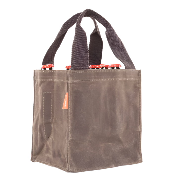 Waxed Canvas Beer Carrier