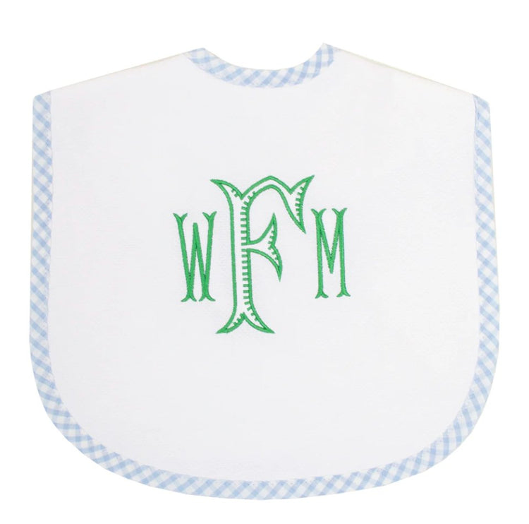 Big Check Toddler Bib - South of Hampton