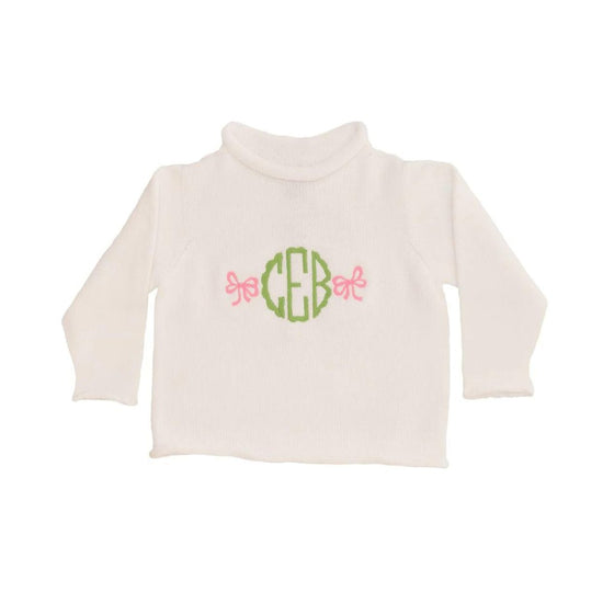 Children's Cotton Roll Neck Sweater - South of Hampton