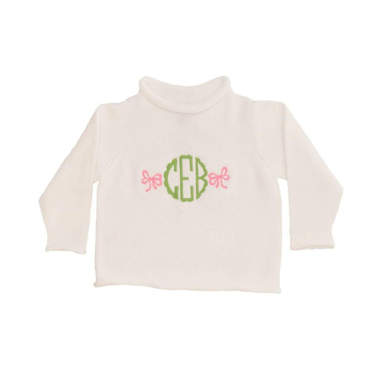 Children's Cotton Roll Neck Sweater - South of Hampton