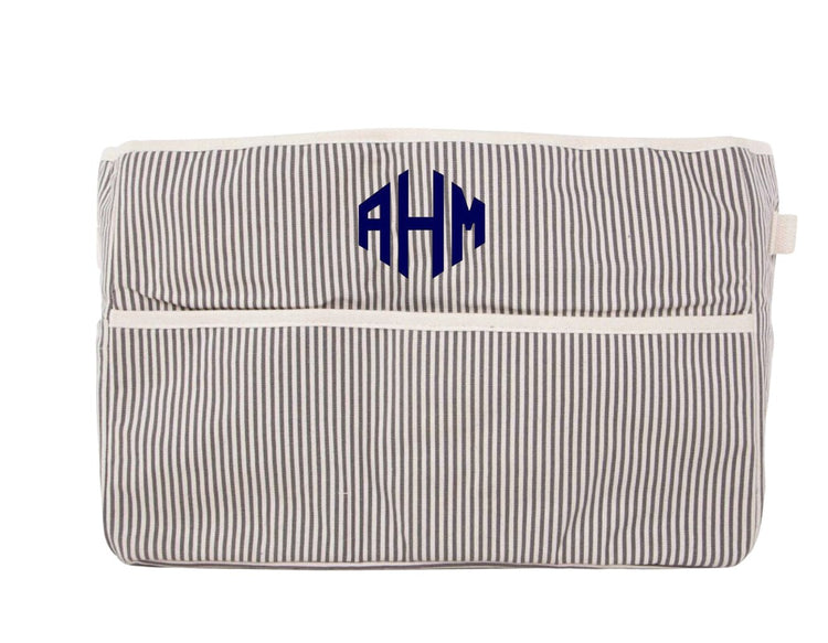 French Stripe Storage Bin - South of Hampton