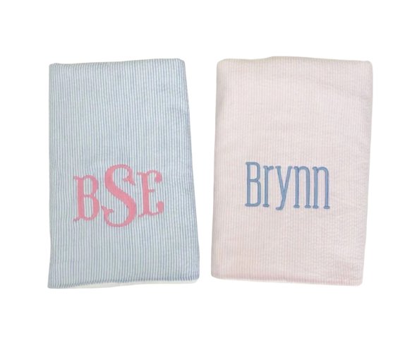Seersucker Towel - South of Hampton